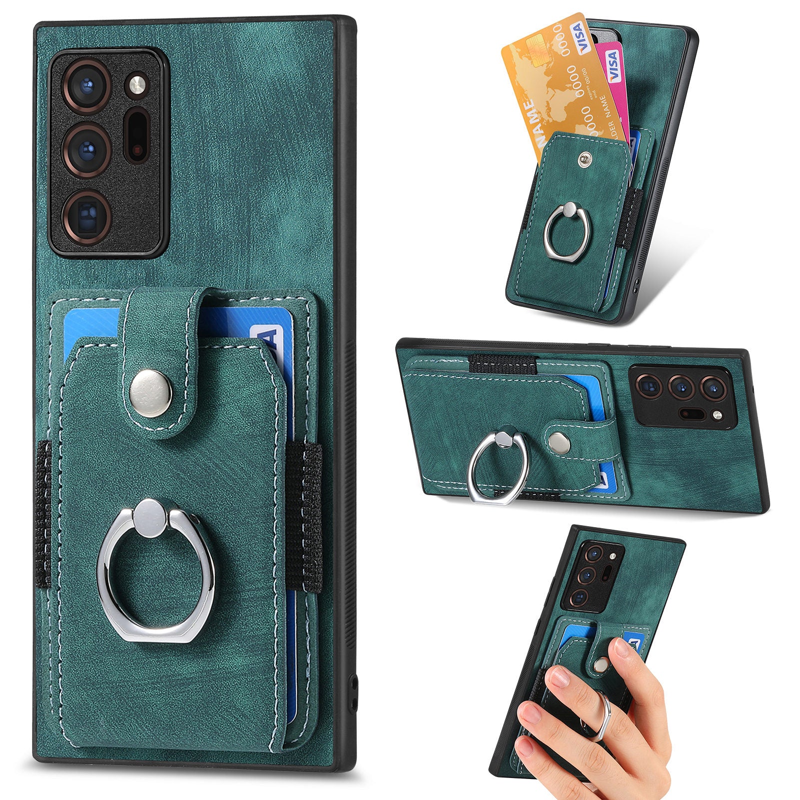 For Samsung Galaxy Note20 Ultra / Note20 Ultra 5G Case PU Leather TPU PC Kickstand Phone Cover with Card Holder For Samsung Galaxy Note20 Ultra / Note20 Ultra 5G Case PU Leather TPU PC Kickstand Phone Cover with Card Holder